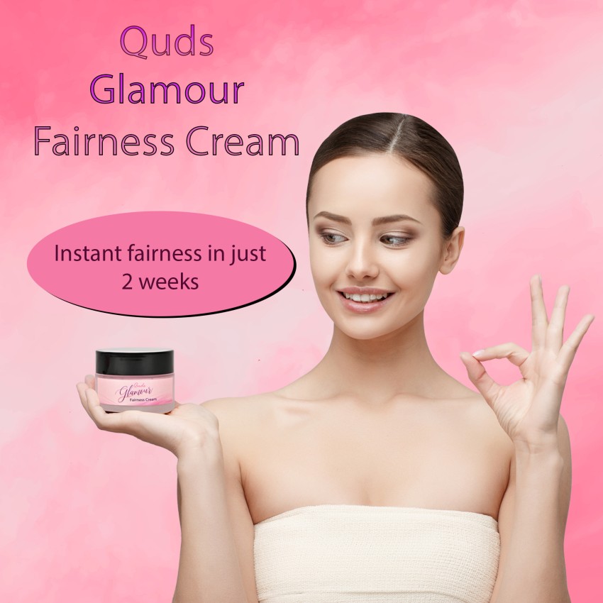 Quds Glamour Whitening Cream Instant Glowing Fairness Cream