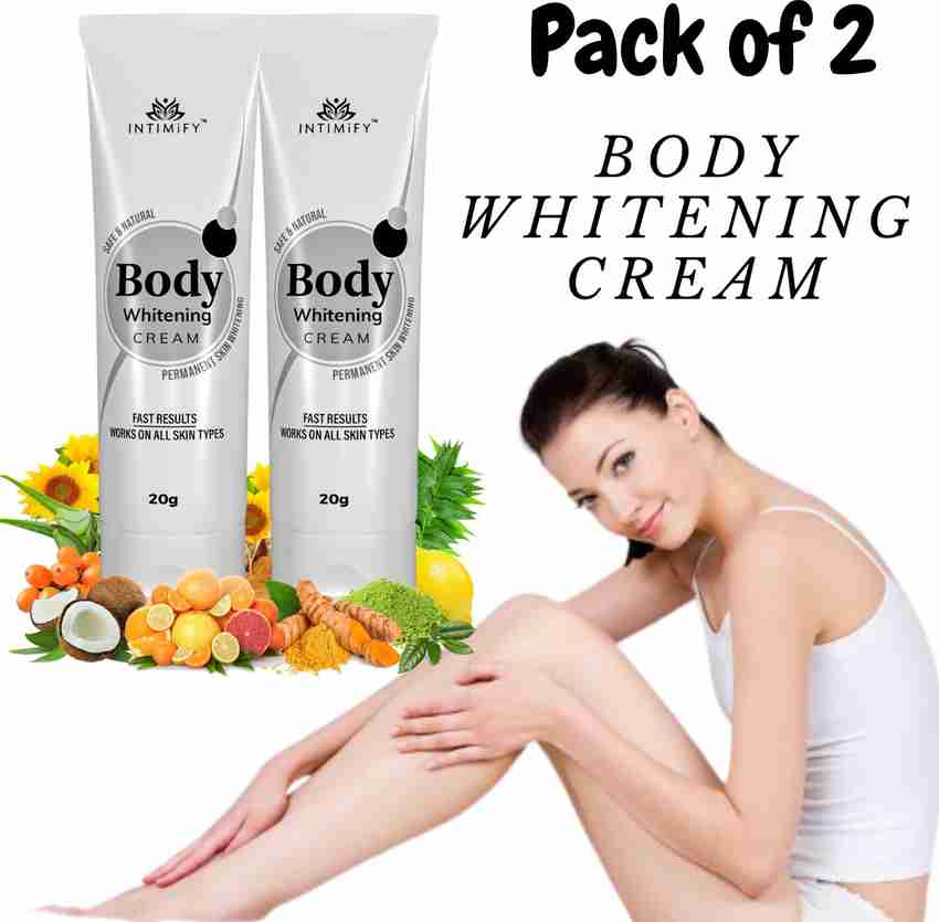 Permanent full body cheap whitening cream