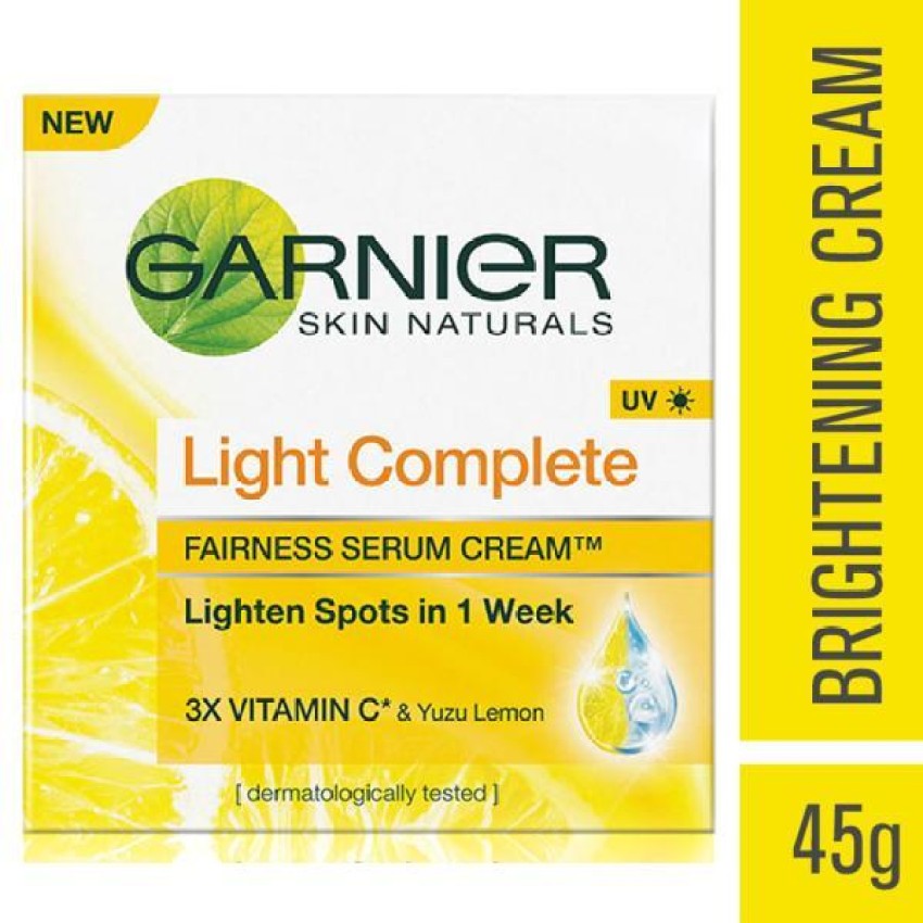 GARNIER Skin Naturals Light Complete Serum Cream Price in India