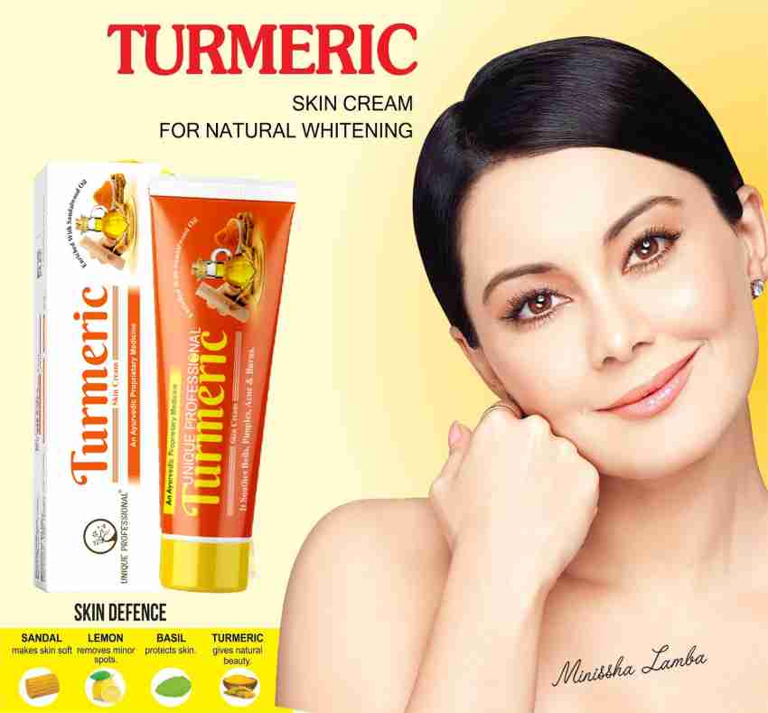 UNIQUE PROFESSIONAL SKIN WHITENING TURMERIC CREAM WITH SANDALWOOD