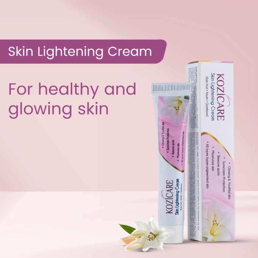 Kozicare Skin Lightening Cream with Kojic Acid Arbutin