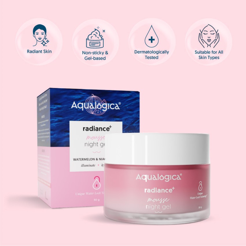 Aqualogica Radiance Mousse Night Gel with Watermelon