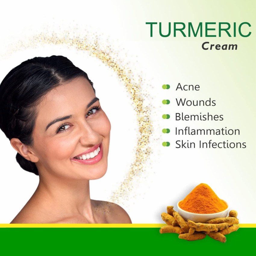 UNIQUE PROFESSIONAL SKIN WHITENING TURMERIC CREAM WITH SANDALWOOD