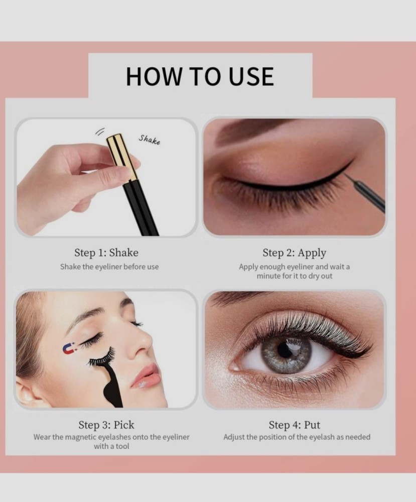 Magnetic eyeliner eyelash deals suit