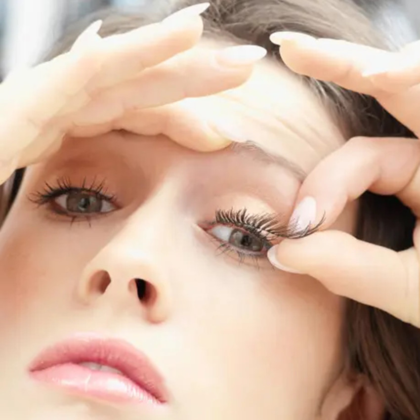 Fake hot sale false eyelashes