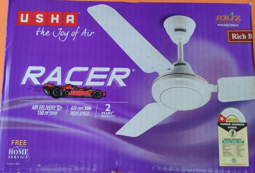 Usha deals racer fan