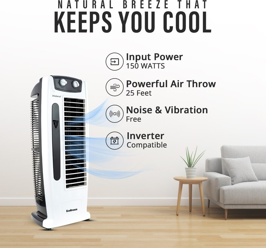 BlueBerry's ECO BREEZE 3 Star 435 mm 1 Blade Tower Fan Price in India - Buy  BlueBerry's ECO BREEZE 3 Star 435 mm 1 Blade Tower Fan online at  Flipkart.com