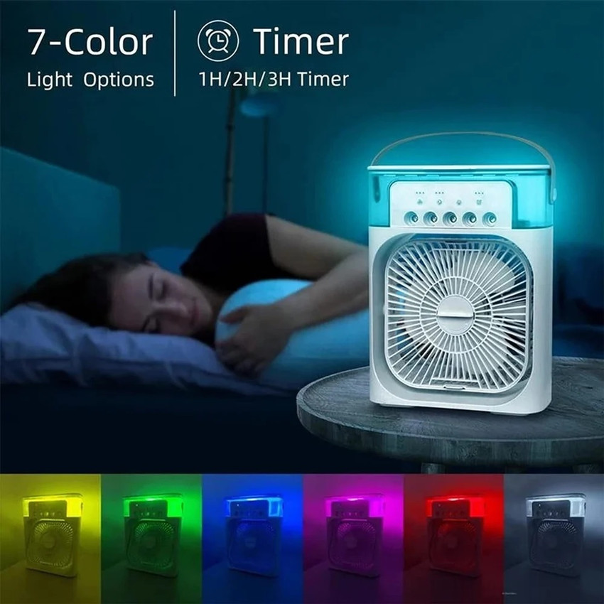 CRAFTIFY USB Powered Mini AC Portable Cooling Fan With 5 Mist