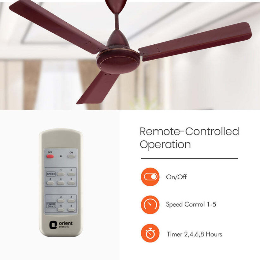 Orient sales remote fan