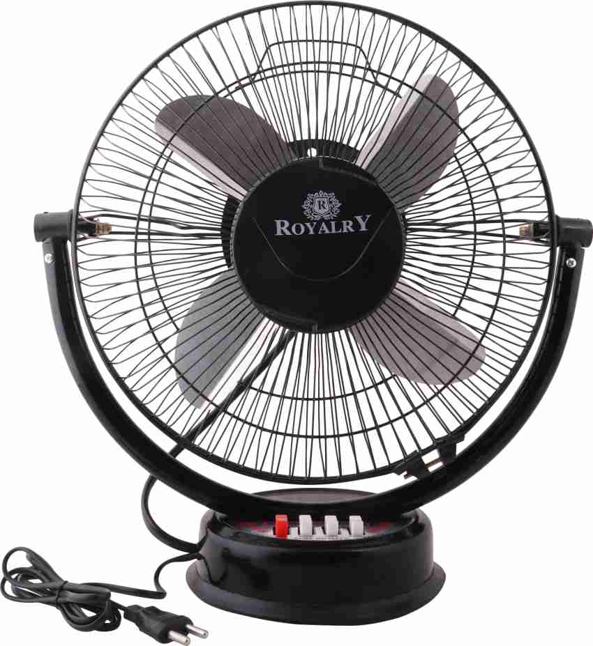 royalry Table Fan All Purpose fan 12 inch Very High Speed (Black