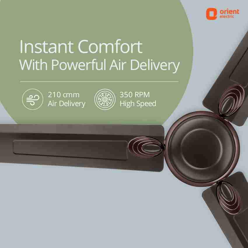 Buy High Speed Ceiling Fan with wider blades and 270 CMM