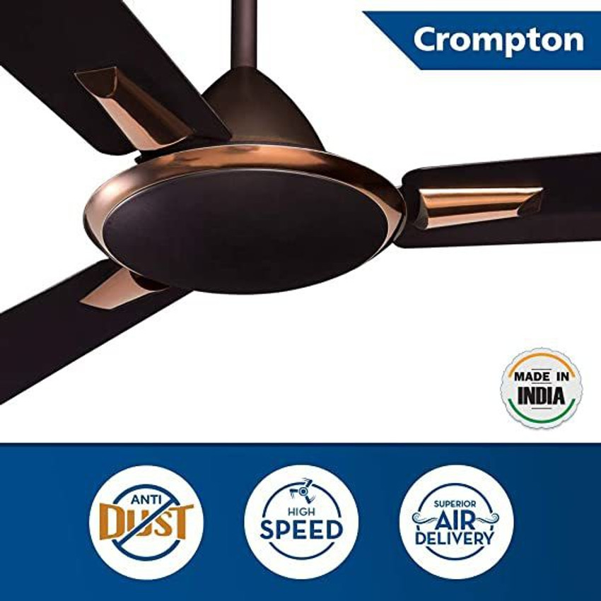 Crompton AURA PRIME ANTIDUST BRIKEN 1200MM 1200 mm 3 Blade Ceiling Fan Price  in India - Buy Crompton AURA PRIME ANTIDUST BRIKEN 1200MM 1200 mm 3 Blade  Ceiling Fan online at Flipkart.com