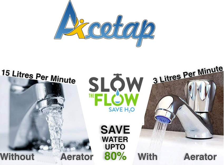 Acetap Kitchen Tap Water Saving Aerator Shower Flow Plastic 22