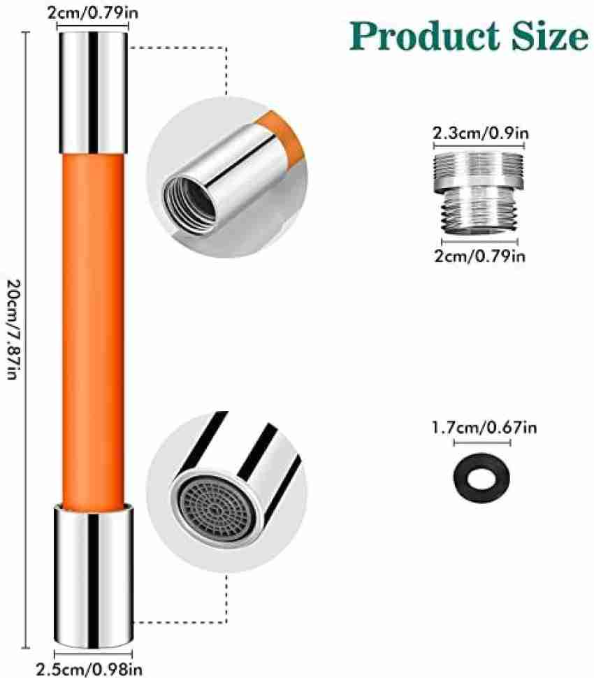 DIVYA 30CM Faucet Aerator, Copper Faucet Extension Tubes, Flexible And  Shapeable Water Pipe, Suitable For Faucet Hoses In Kitchen And Bathroom,  With Brass Insert And Nut : : Home Improvement