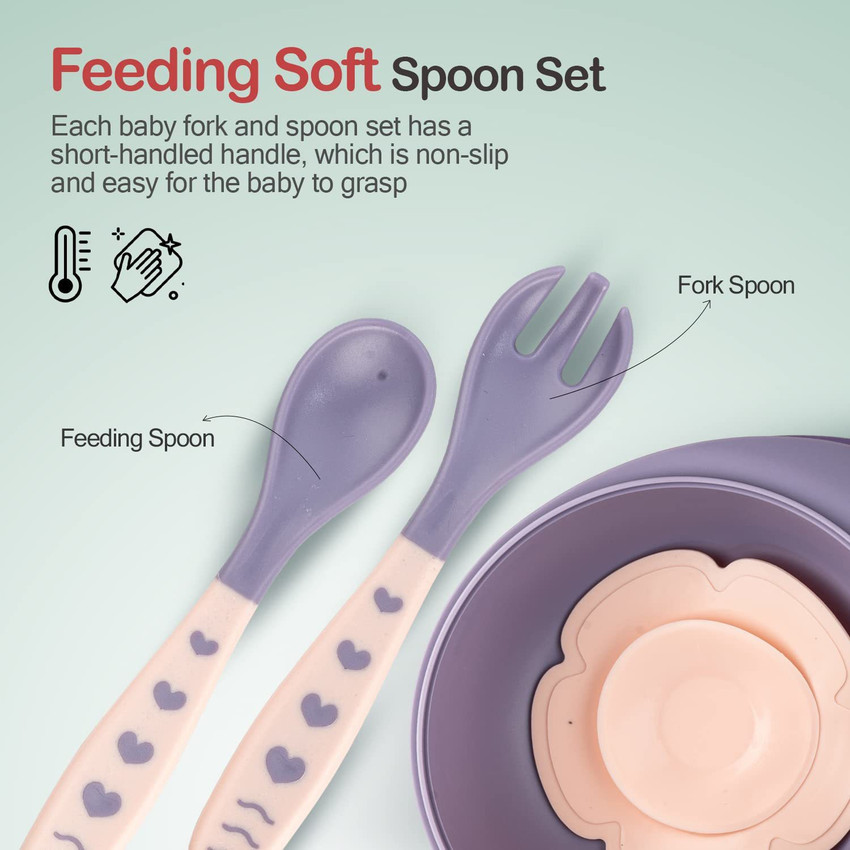 Feeding bowl with spoon hot sale