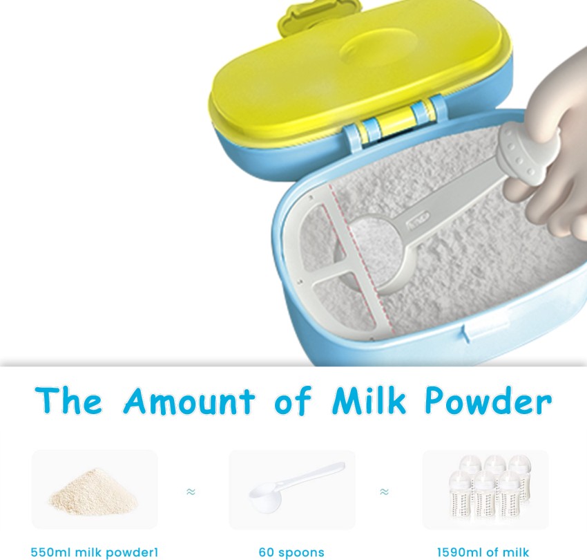 Baby Formula Dispenser, Portable Travel Milk Powder Formula Container Candy  Fruit Snack Storage Container 