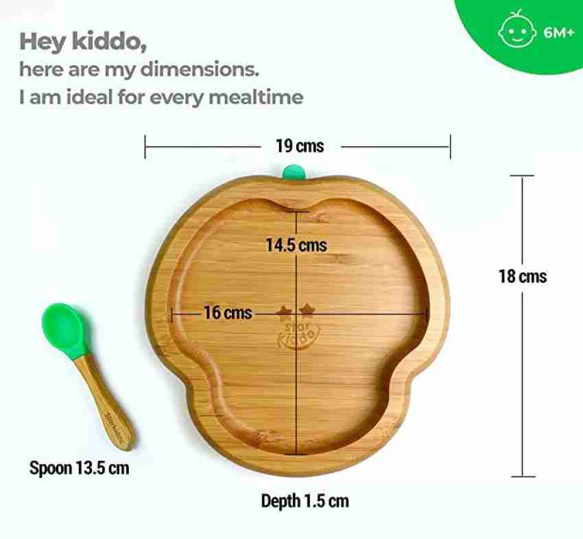 Organic Bamboo Baby's Feeding Spoons (6M+)