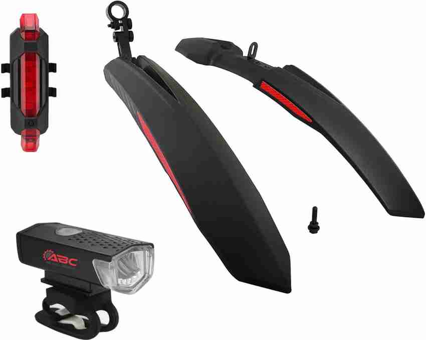 Buy COZYCOOL Bicycle Front Rear Mudguard with Night Reflector With Cycler Rear Light black Full Length Front Rear Fender Online at Best Prices in India Cycling Flipkart