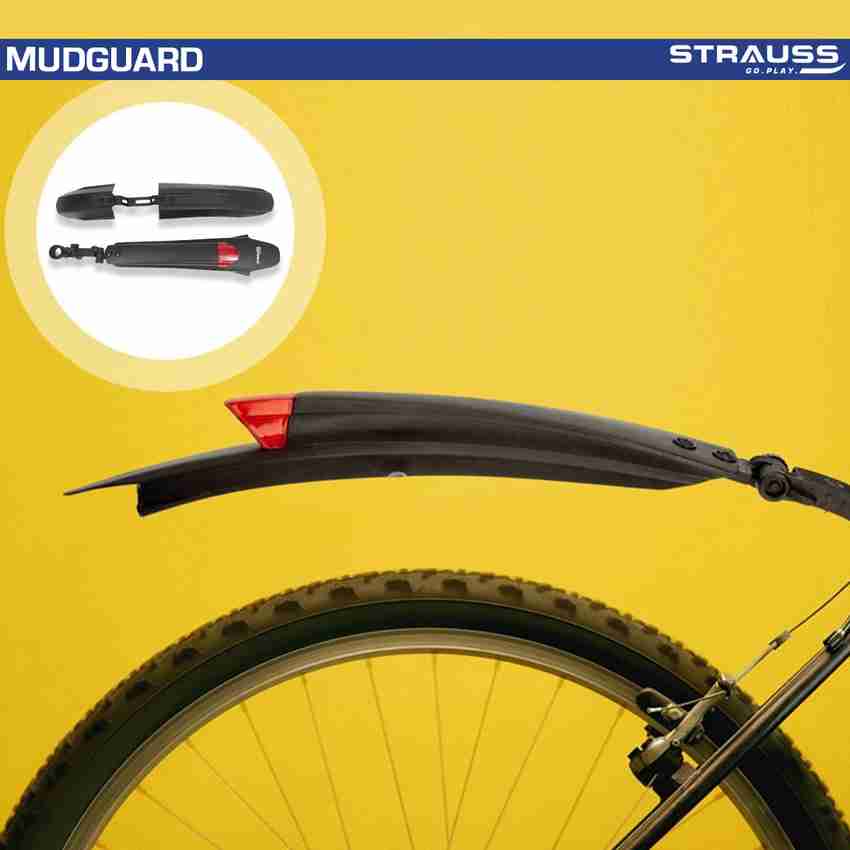 Strauss Bicycle Mudguard with Night Reflector Clamp Cycle Fender Full Length Front Rear Fender Buy Strauss Bicycle Mudguard with Night Reflector Clamp Cycle Fender
