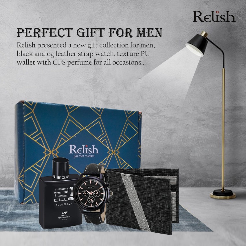 Steel Leather Black-Gold Men Combo Set, For Business Gift at Rs 520/piece  in Mumbai