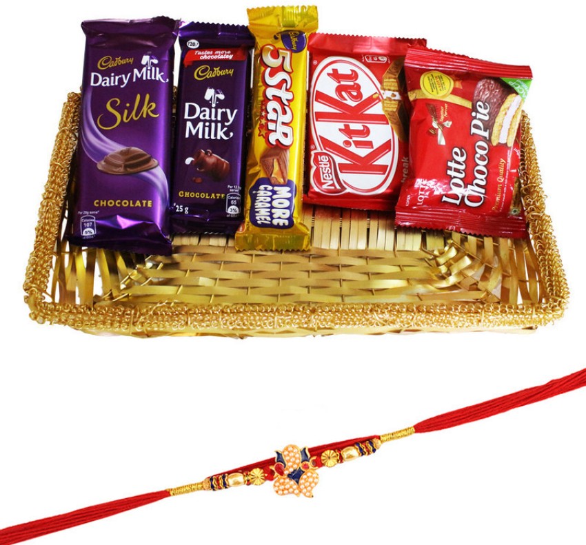 FestivalsBazar Square Shaped Mouthwatering Birthday Gift Hamper Of