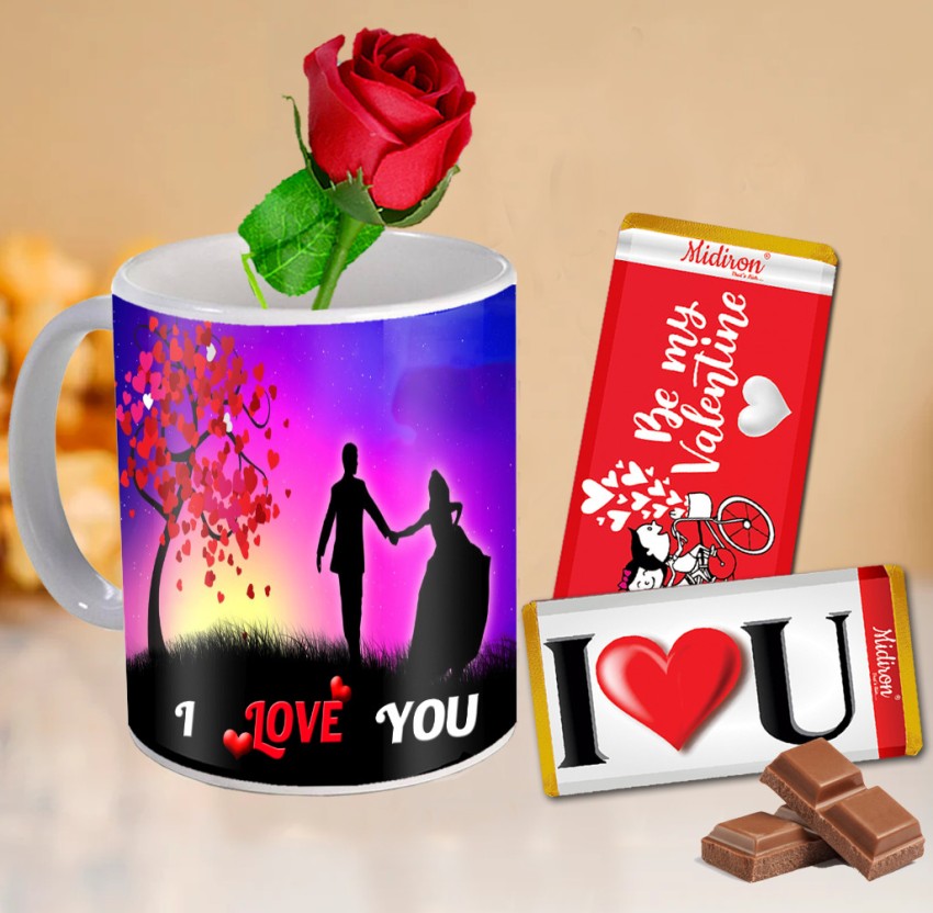 Buy Midiron Beautiful Gift for Girlfriend/Wife/Husband/Boyfriend, Valentine's Day Gift, Love Combo Gift for Valentine's Day, Birthday,  Anniversary