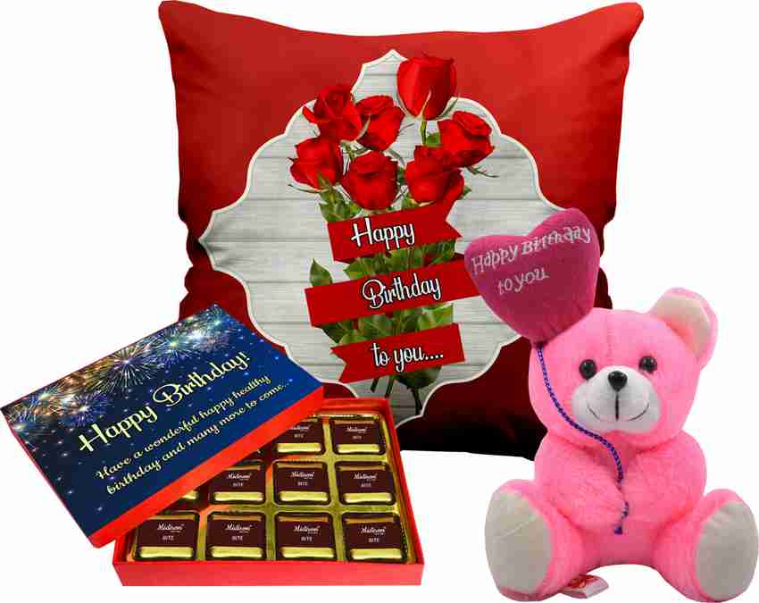 Midiron Birthday Cushion Pillow Happy Birthday Gift For Wife Husband Microfibre Gift Box Price in India Buy Midiron Birthday Cushion Pillow Happy Birthday Gift For Wife Husband Microfibre Gift Box onl...