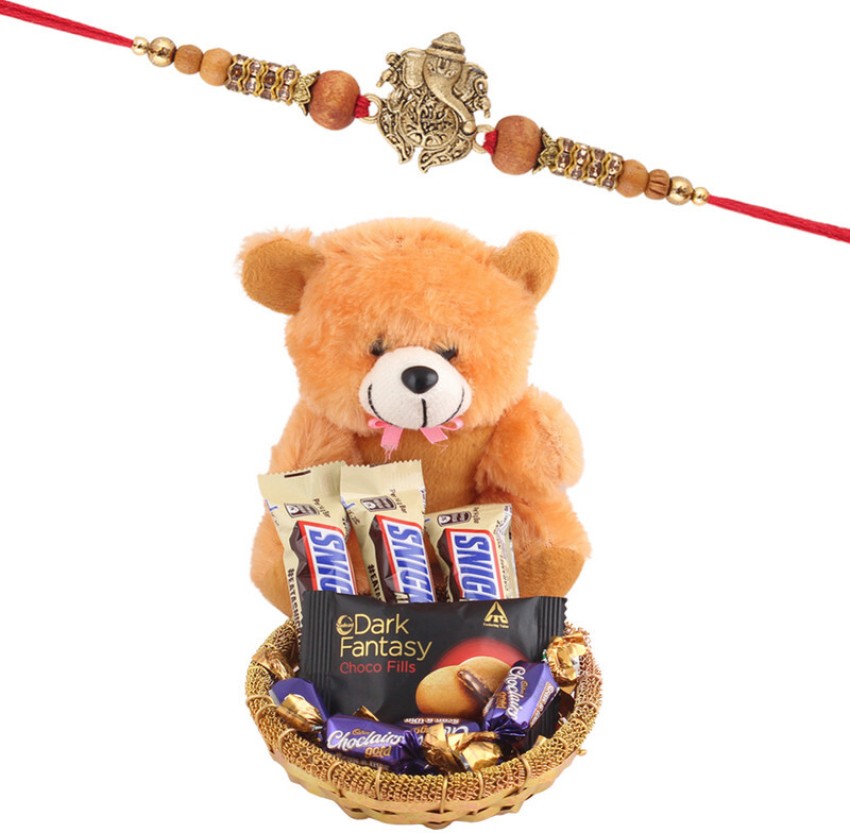 SurpriseForU Beautiful Teddy Bear With delcious almond & Dark