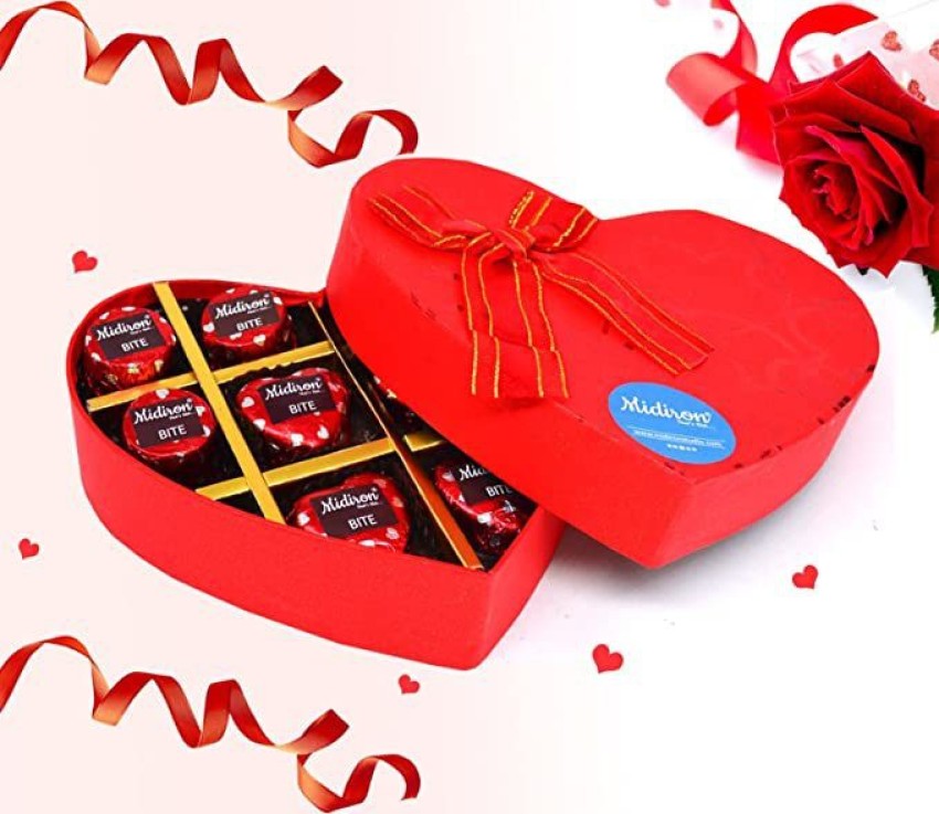 Midiron Love Gift, Chocolate Box with Love Card, and Beautiful Red Rose Gift  for Girlfriend, Wife, Boyfriend, Husband and Someone Special, Valentine's  Day, Birthday, Anniversary Paper Gift Box Price in India 