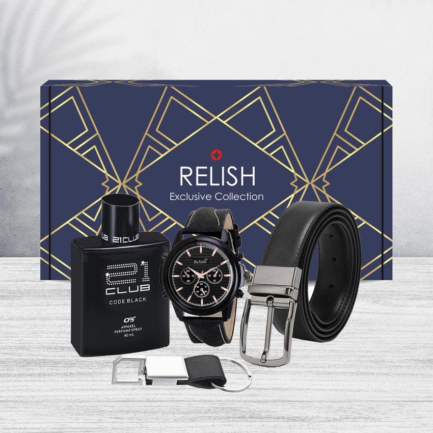 Watch and belt combo top
