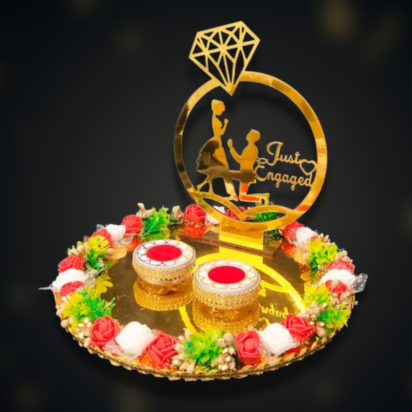 Details 152+ engagement ring thali decoration ideas seven.edu.vn