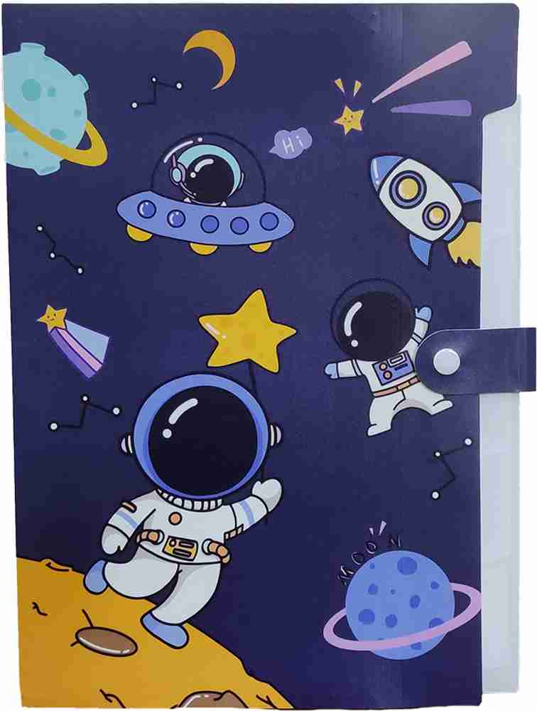 Flipkart Dhinchak PVC Space theme 6 pocket document File