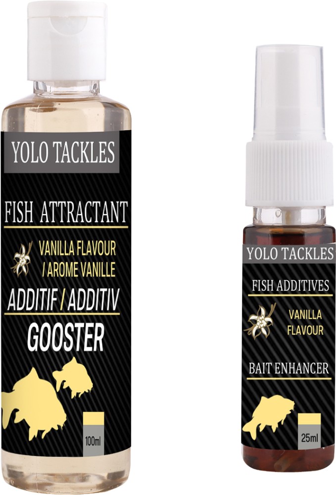 Wish Hunt Fishing Vanilla Attractant 100ml, Vanilla 25ml Spray