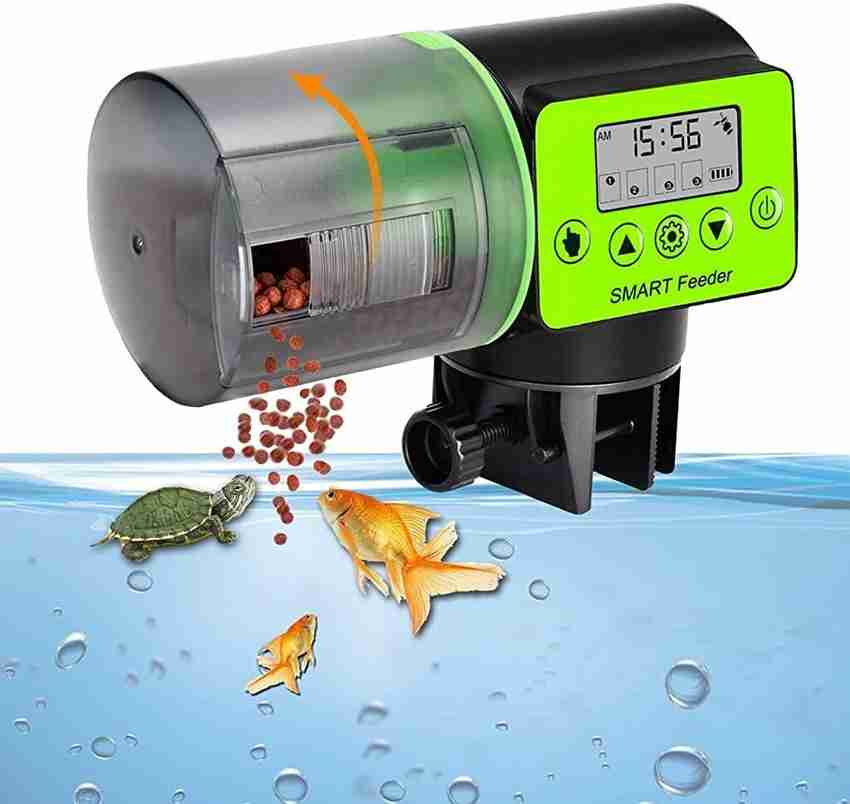 Qpets Food Flake Fish Food Dispenser for Fish Tank Aquarium Tank Cordless Automatic and Manual Fish Feeder Price in India Buy Qpets Food Flake Fish Food Dispenser for Fish Tank Aquarium