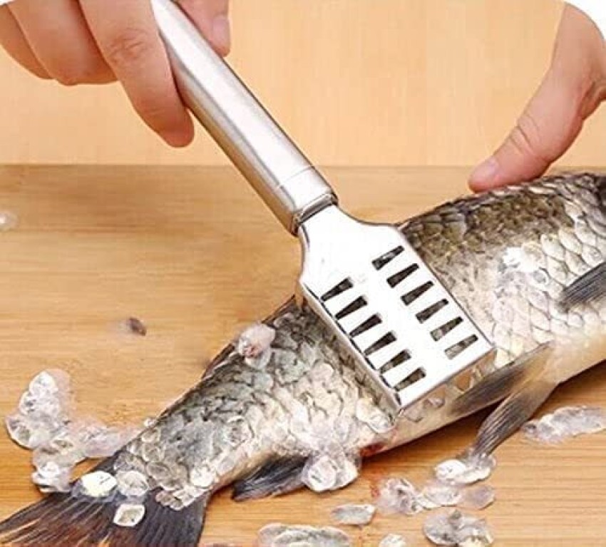  Fish Scraper Fast Cleaning Fish Skin with Knife, Fish