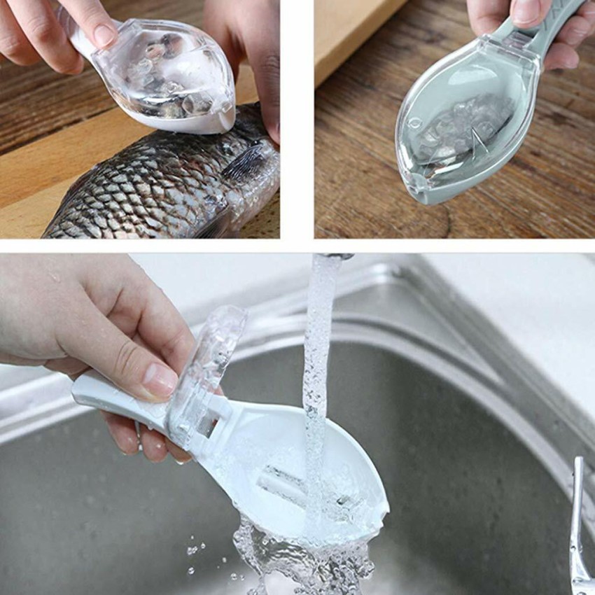 Fish Clean Scales - Fish Scale Scraper Remover Plastic Fish Scales