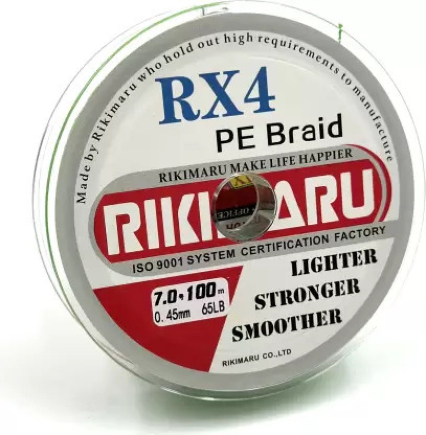  RIKIMARU Braided Fishing Line Abrasion Resistant
