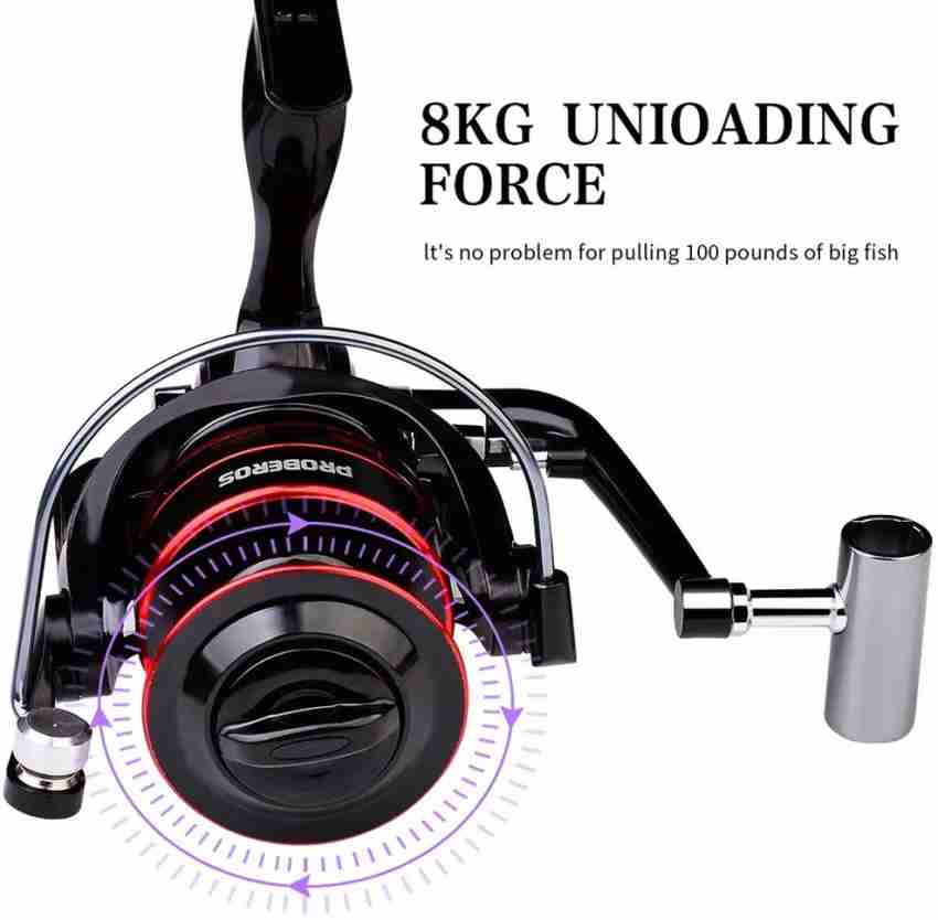 SPYROKING Proberos RM Series Super Smooth High Speed Metal Spool Fishing  Spinning Reel RM4000