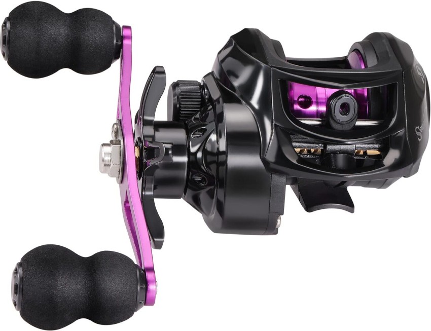Syfer Baitcasting Fishing Reels, Super Smooth Baitcast Reel with Magnetic  Braking System Baitcaster Reel-Purple-Right Price in India - Buy Syfer Baitcasting  Fishing Reels, Super Smooth Baitcast Reel with Magnetic Braking System  Baitcaster