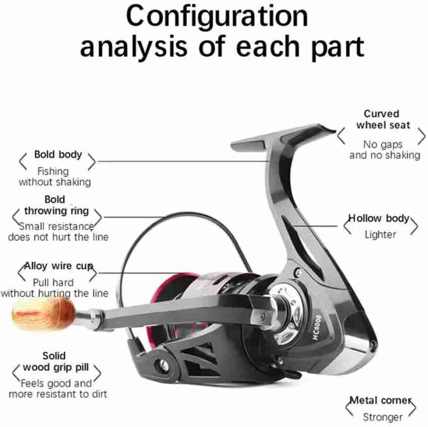 Sikme HB 3000: Durable Metal Body Fishing Reel Price in India