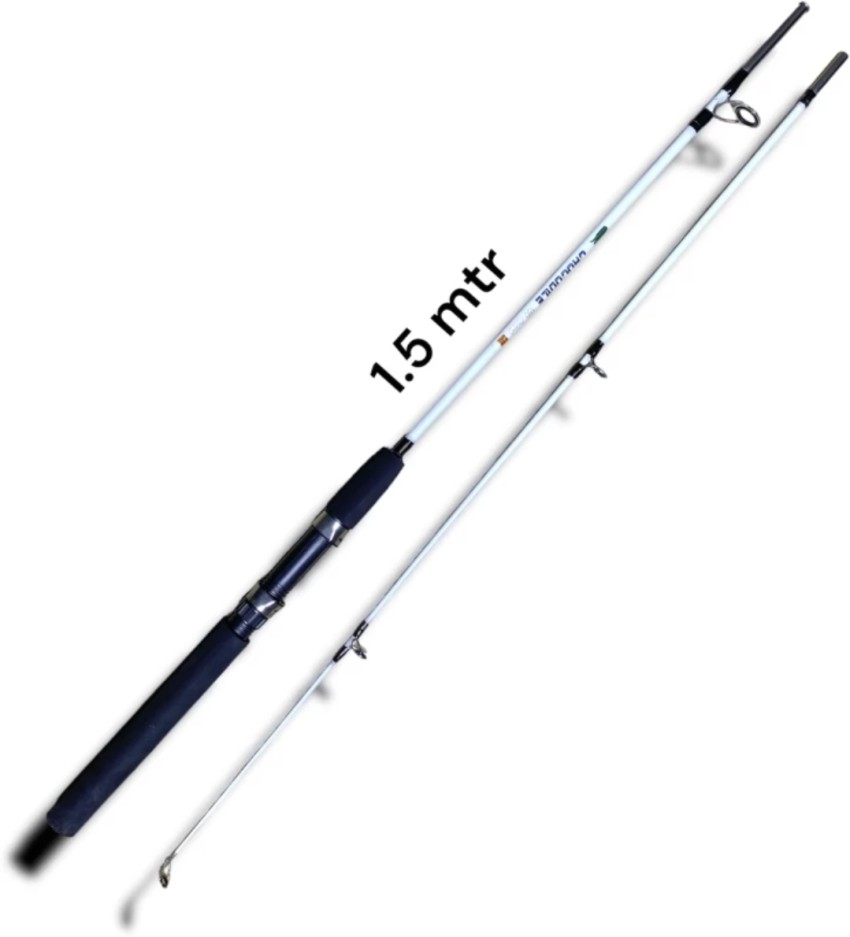 Abirs special 2 part heavy unbreakble Fishing rod 150 cm Solid fiber  Multicolor, Black, White, Blue, Green, Orange Fishing Rod Price in India -  Buy Abirs special 2 part heavy unbreakble Fishing