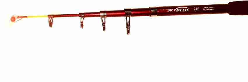 Styleicone 7ft Fiber Telescopic fishing rod 5555 364511 Red Fishing Rod  Price in India - Buy Styleicone 7ft Fiber Telescopic fishing rod 5555  364511 Red Fishing Rod online at