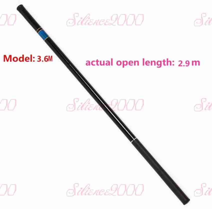 SPRED 450 cm / 14 ft Fiber Fishing rod Fiber Black Fishing Rod