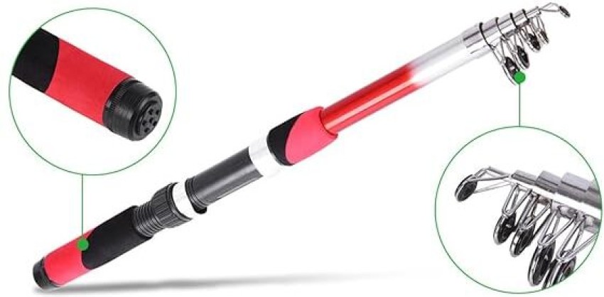 SPRED reel and rod set kit 210 / 6.8 ft Sop-1 Red Fishing Rod Price in  India - Buy SPRED reel and rod set kit 210 / 6.8 ft Sop-1 Red Fishing Rod  online at