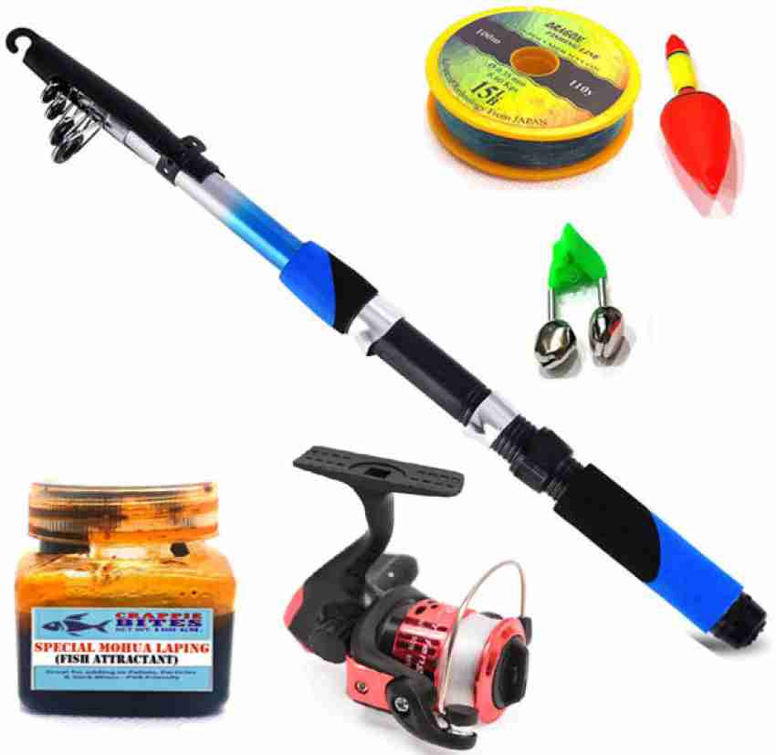 Wish Hunt Combo Set Spinning Rod Reel Combo Set With Fish Carry