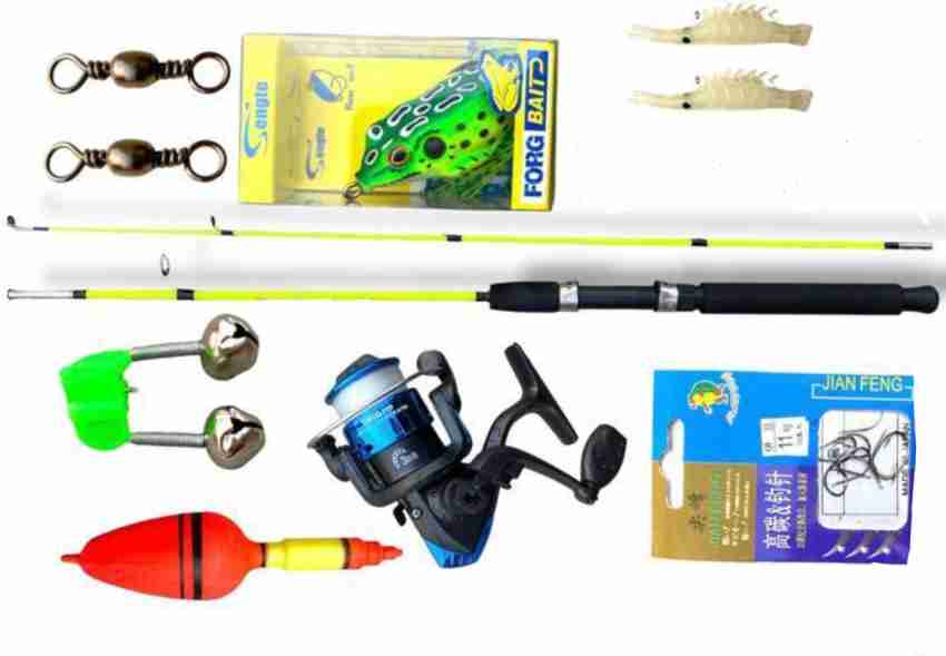 Fishing rod 1.5 Fishing rod 150 cm with fishing reel and frog hook