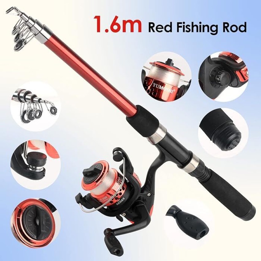 SPRED Combo special fishing set Asde Red Fishing Rod Price in