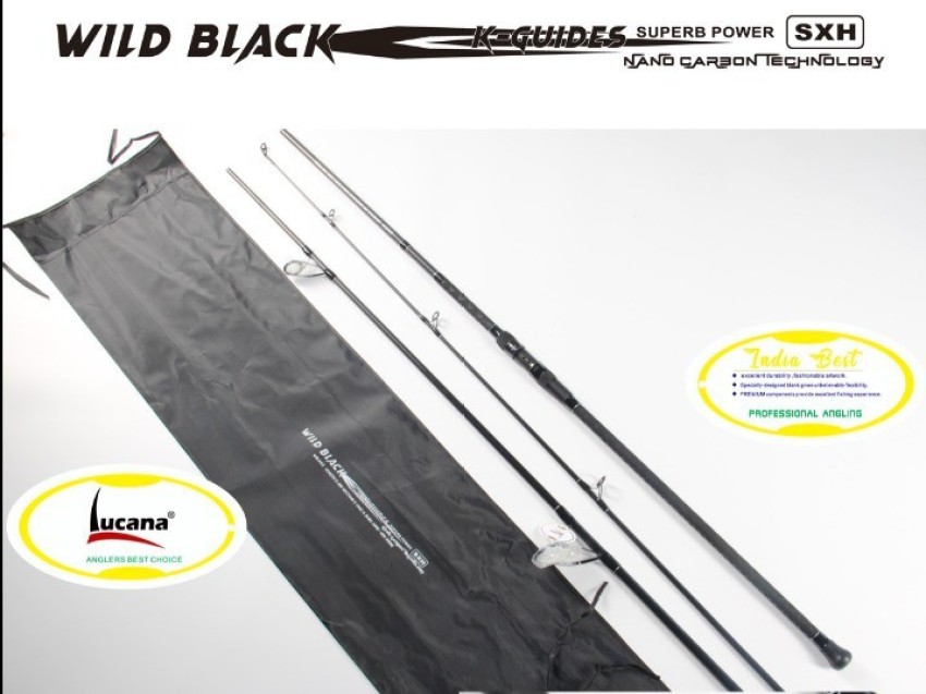 lucana LUCANA WILD BLACK CARP FISHING ROD WB1203 Black Fishing Rod Price in  India - Buy lucana LUCANA WILD BLACK CARP FISHING ROD WB1203 Black Fishing  Rod online at