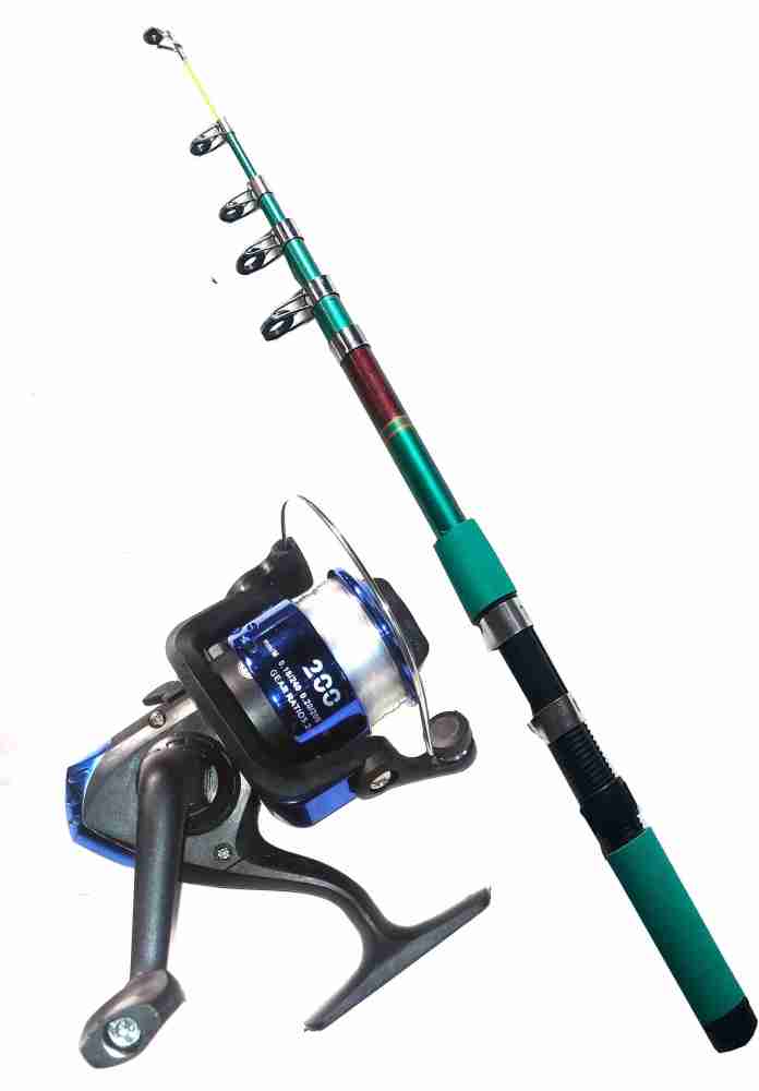 Styleicone 8 ft Strong fishing rod with spinning reel 12999/GBL/BN  Multicolor Fishing Rod Price in India - Buy Styleicone 8 ft Strong fishing  rod with spinning reel 12999/GBL/BN Multicolor Fishing Rod online at