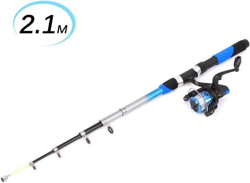 SPRED Special fishing pole 68 ft with reel St-2024 Blue Fishing Rod Price  in India - Buy SPRED Special fishing pole 68 ft with reel St-2024 Blue  Fishing Rod online at
